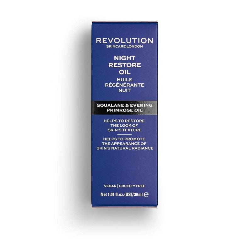Revolution Skincare-Night Restore Oil | Savonera Lebanon