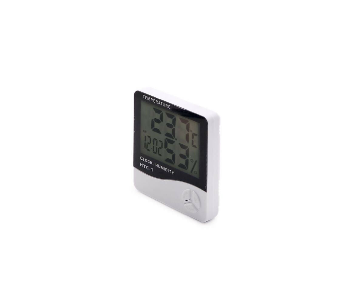 Thermometer & Hygrometer | Digital | Clock | HTC-1