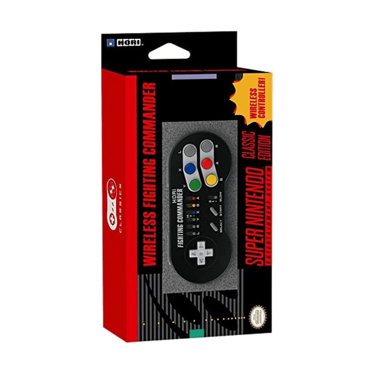 Nintendo (NCS-001U) Hori Wireless Fighting Commander Classic Edition - Six Buttons layout