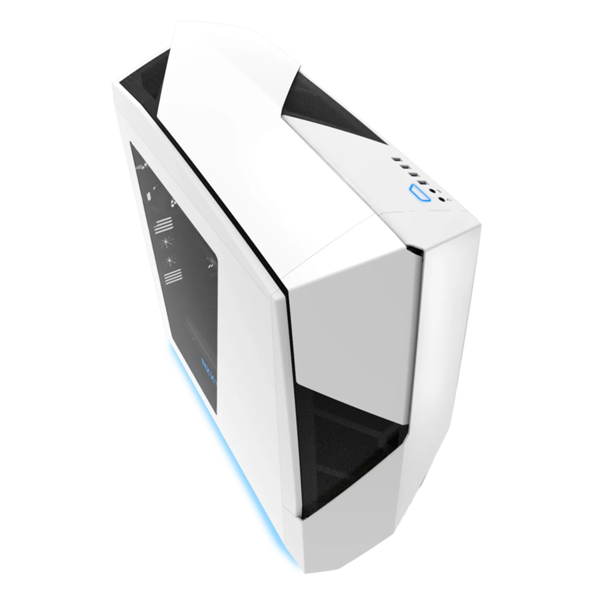 NZXT (CA-N450W-W1) Noctis 450 ATX Mid-Tower with ventilation panels - White