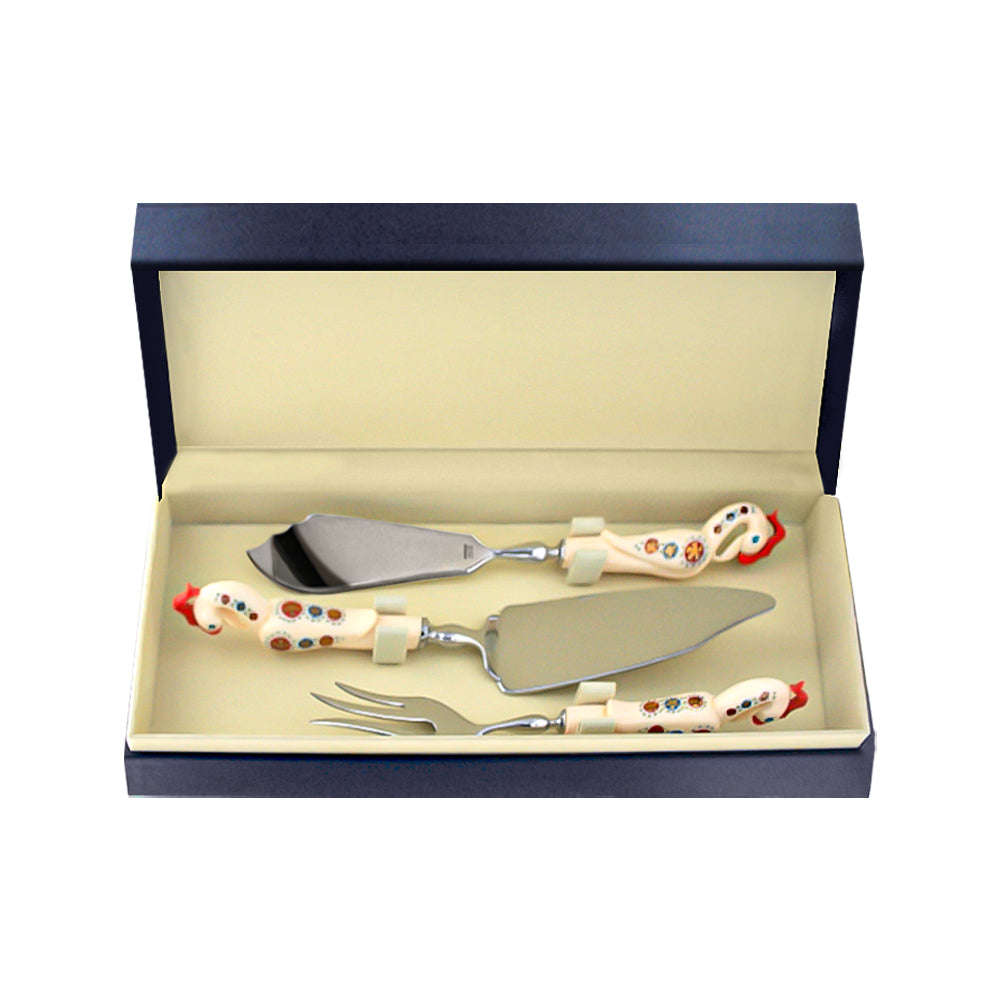 Cake Serving Set of 3 - Beige