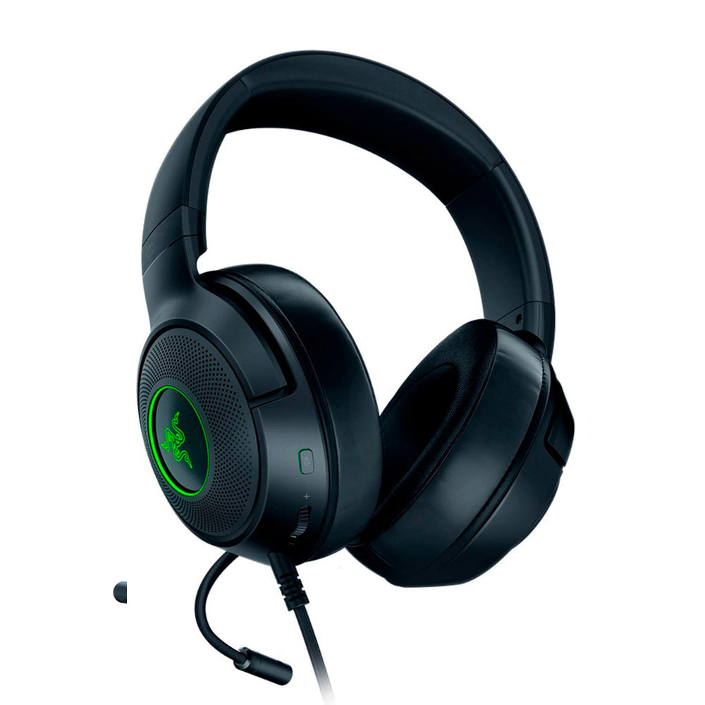 Razer - Kraken V3 X Wired 7.1 Surround Sound Gaming Headset for PC with Chroma RGB Lighting - Black