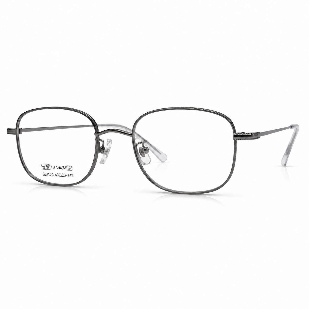 Pair of silver eyeglasses 