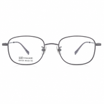 Silver eyeglasses pair