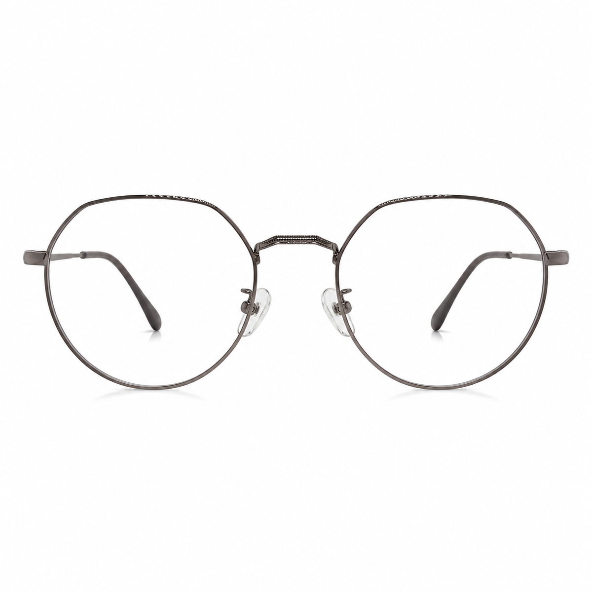 Round eyeglasses with thin frame 