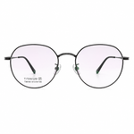 Metallic frame eyeglasses