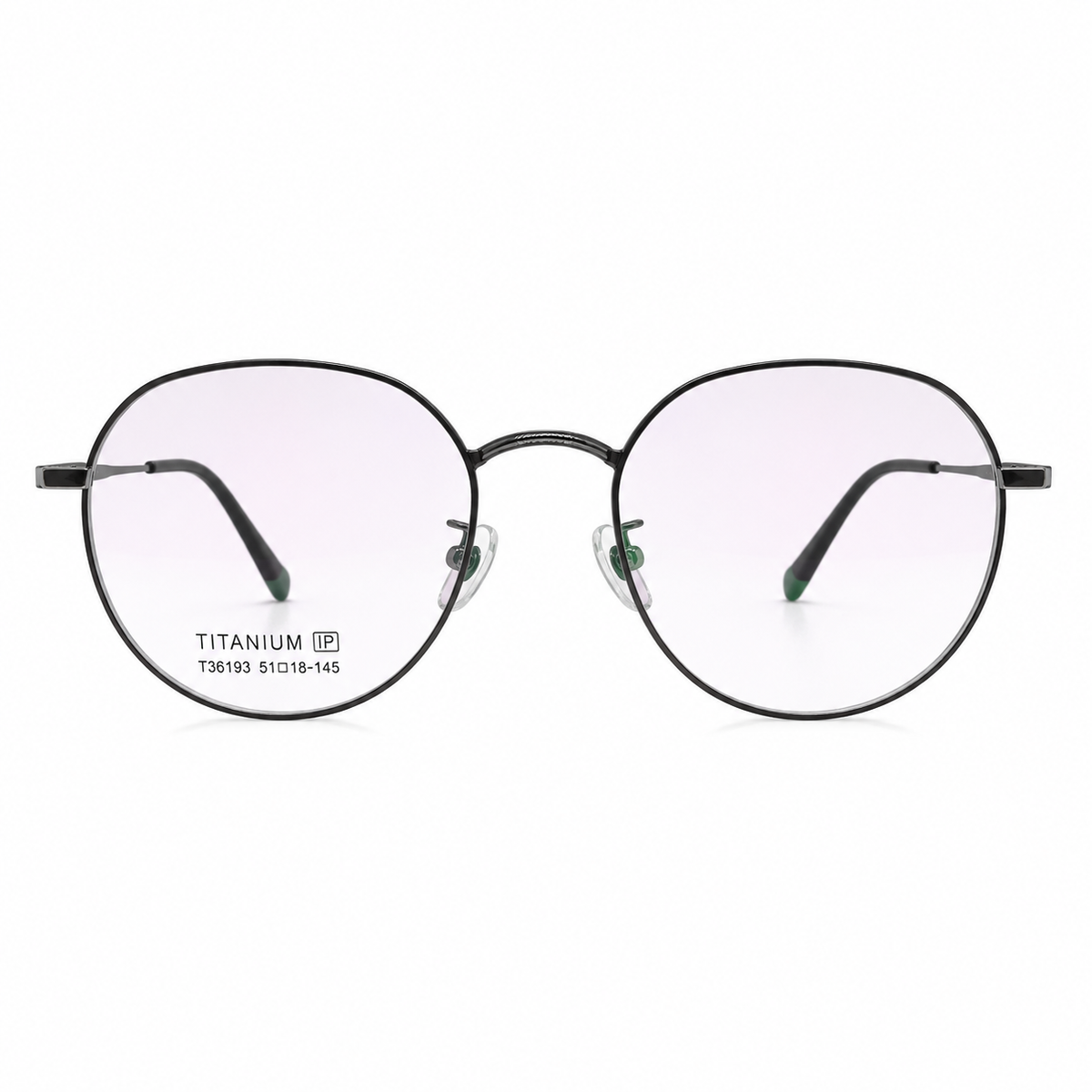 Metallic frame eyeglasses