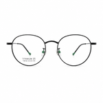 Black titanium eyeglasses