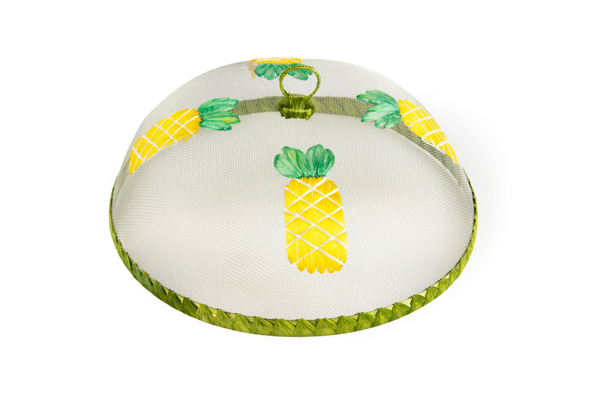 Tropical Round Food Cover - Stainless Steel, 30 cm Diameter