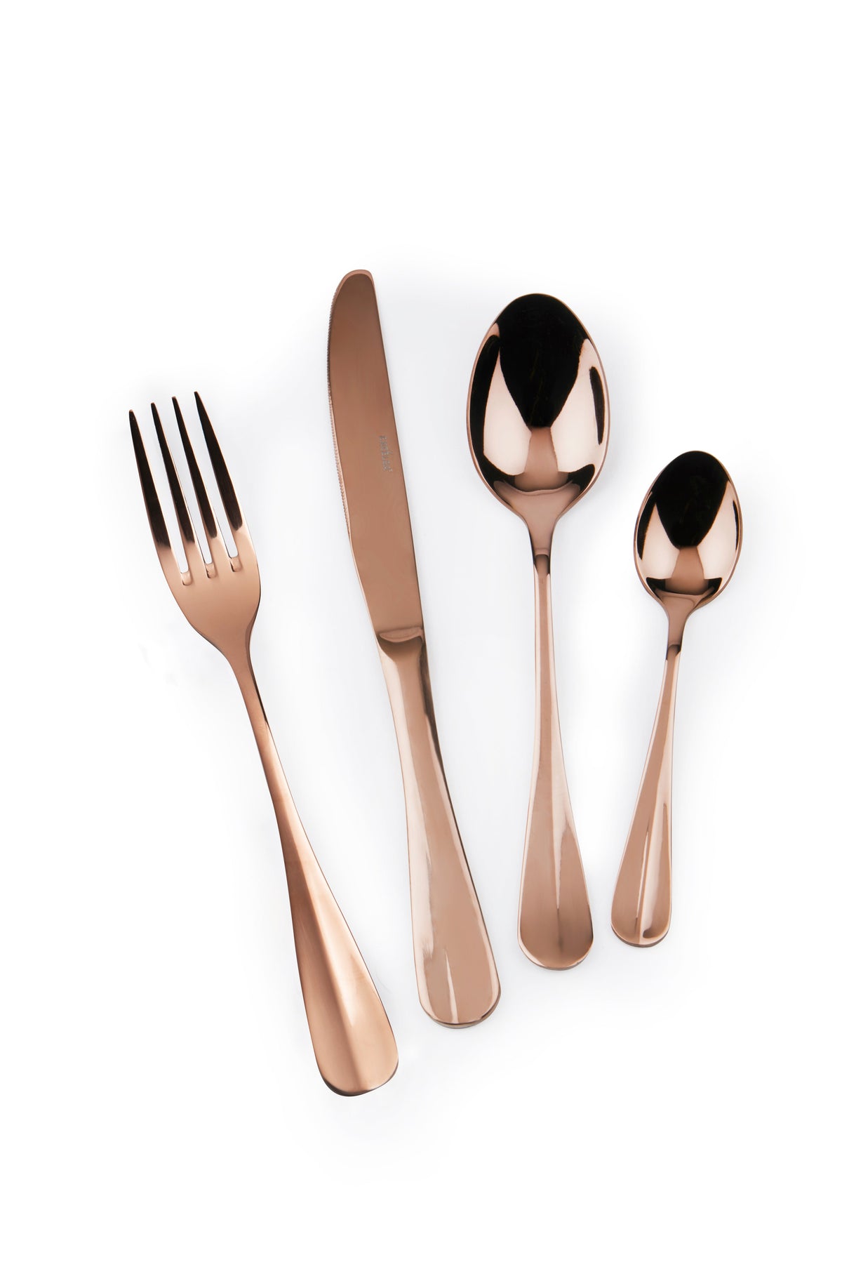 Copper 24 PCS Cutlery Set