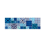 Maiolica Blue Runner, 45x140 cm, 100% Cotton