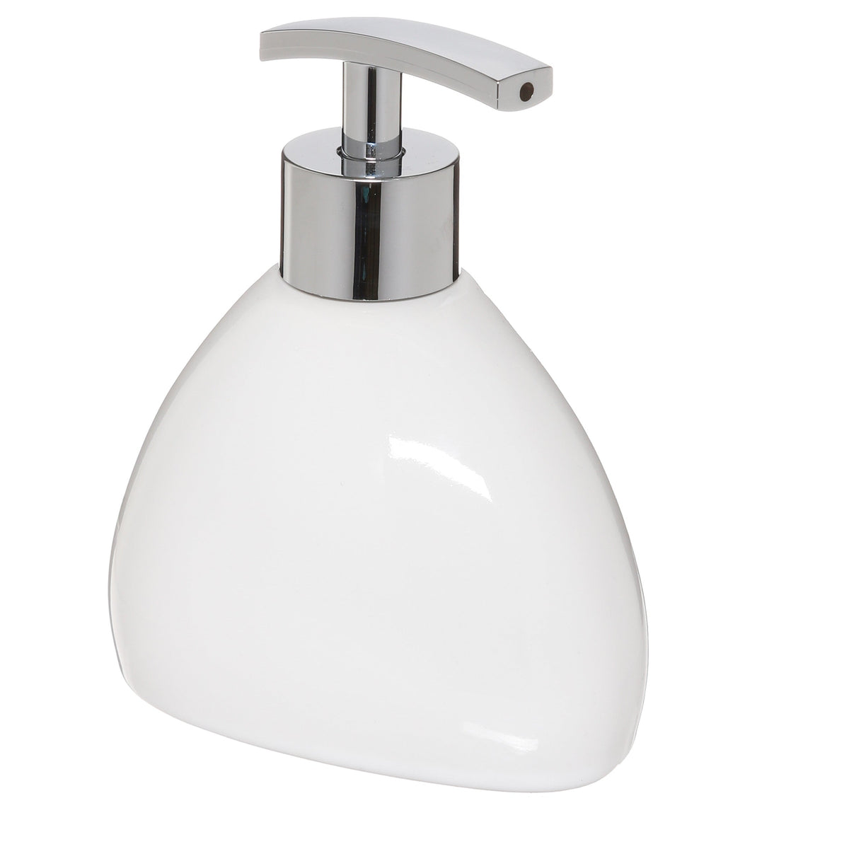 Silk Colors Concrete Soap Dispenser – 300ml Stoneware, Chrome Pump