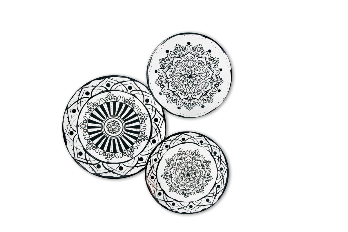 BOHEME NOIR 18 PIECES DINNER SET