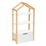 HOUSE BOOKCASE + DRAWER