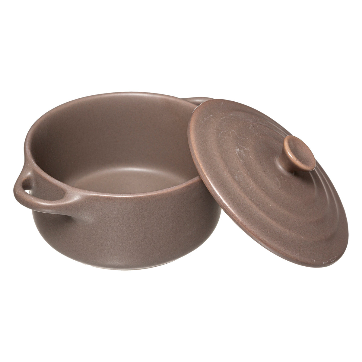 Mini Dish Saucepan 10 cm - Stoneware Mini Casserole with Lid