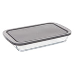 Keep eat Rectangular Borosilicate Oven Dish with Lid 29.8x17.8cm