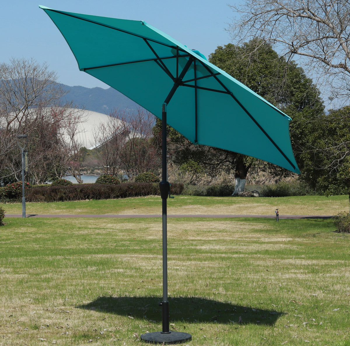 Push up Market Umbrella Steel Pole
