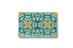 Trinacria Rectangular Plate with Sicilian Decorations