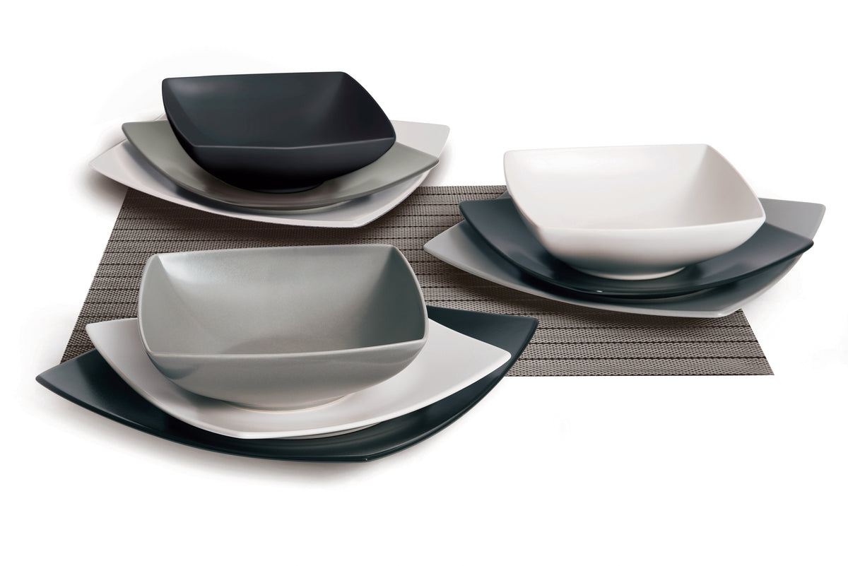 Eclipse Mix Color Dinner Set, 18-Piece
