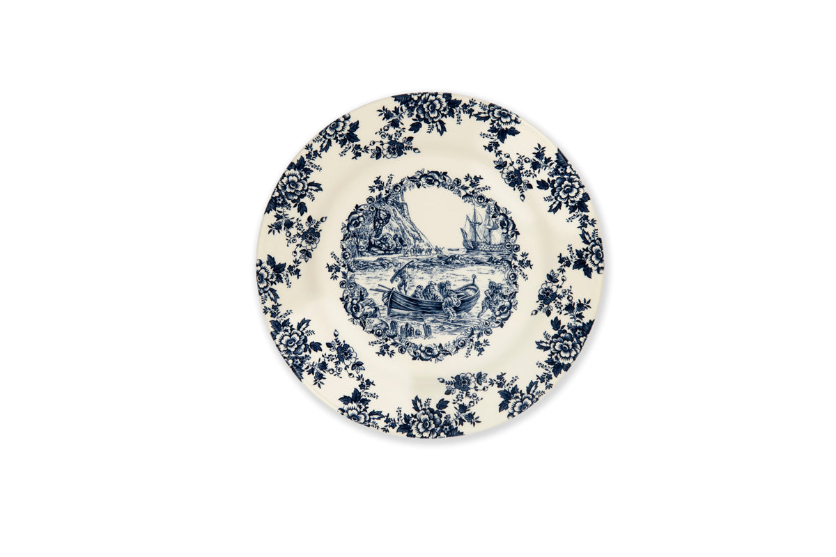 "VOYAGES" Dessert Plate