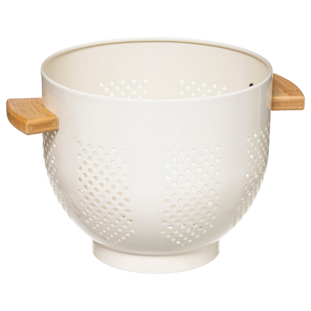 Metal Strainer with Bamboo Handles, 4.5L