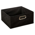 Linen Storage Box - 31x31x15.3 cm CARDBD/PP linen-effect organizer
