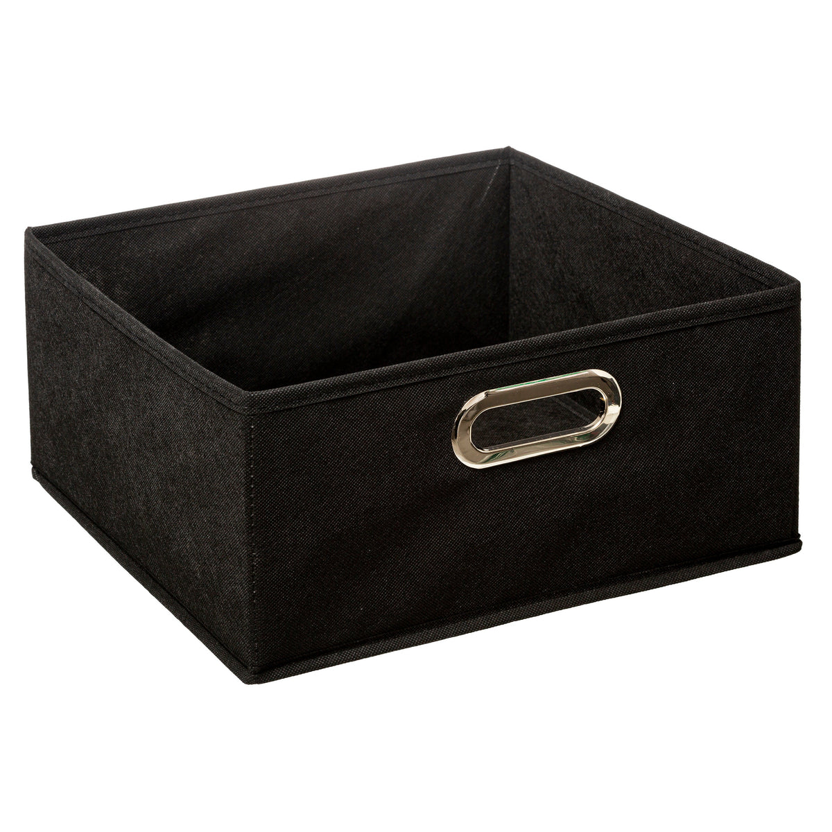 Linen Storage Box - 31x31x15.3 cm CARDBD/PP linen-effect organizer
