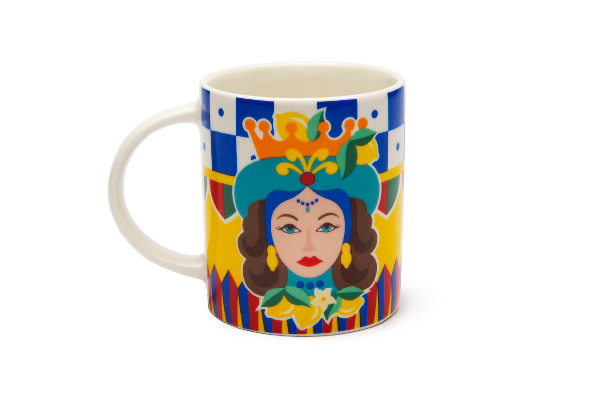 Sicilian Rhapsody Mug - New Bone China Porcelain, 300ml