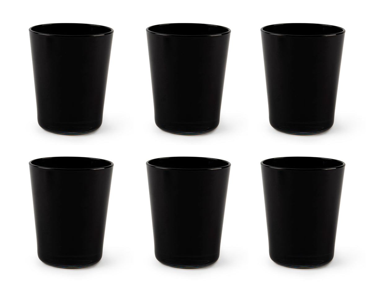 "PORTOFINO" Set of 6 Blown Glasses - Ergonomic Grip, 300ml