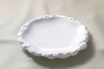 Porcelain Dinner Plate Calcaire Textured Ceramic Tableware