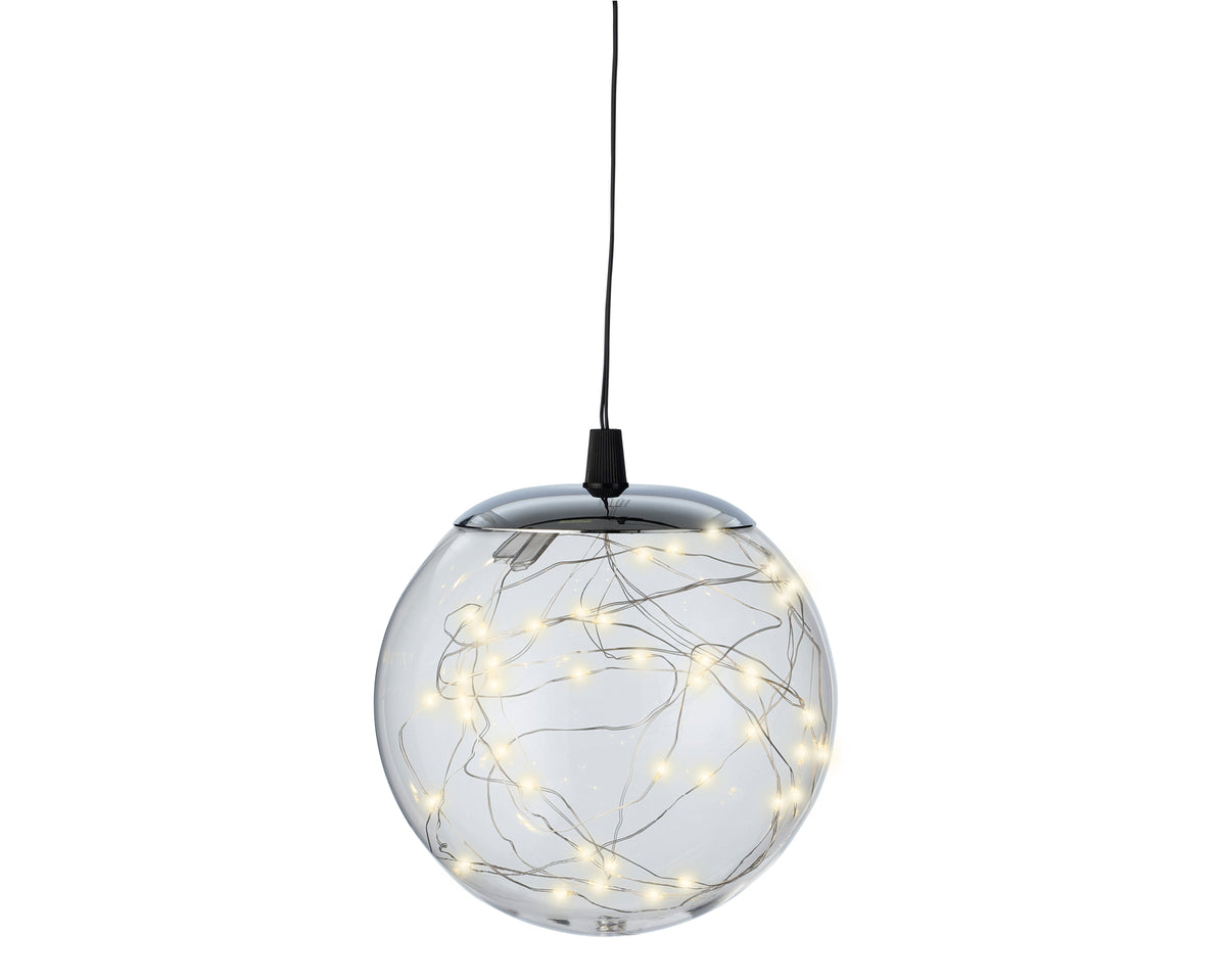 Micro LED Ball Plastic Steady BO Outdoor - Warm White AA Battery