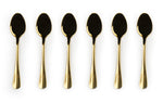 Gold Set of 6 Pcs Coffee Spoon