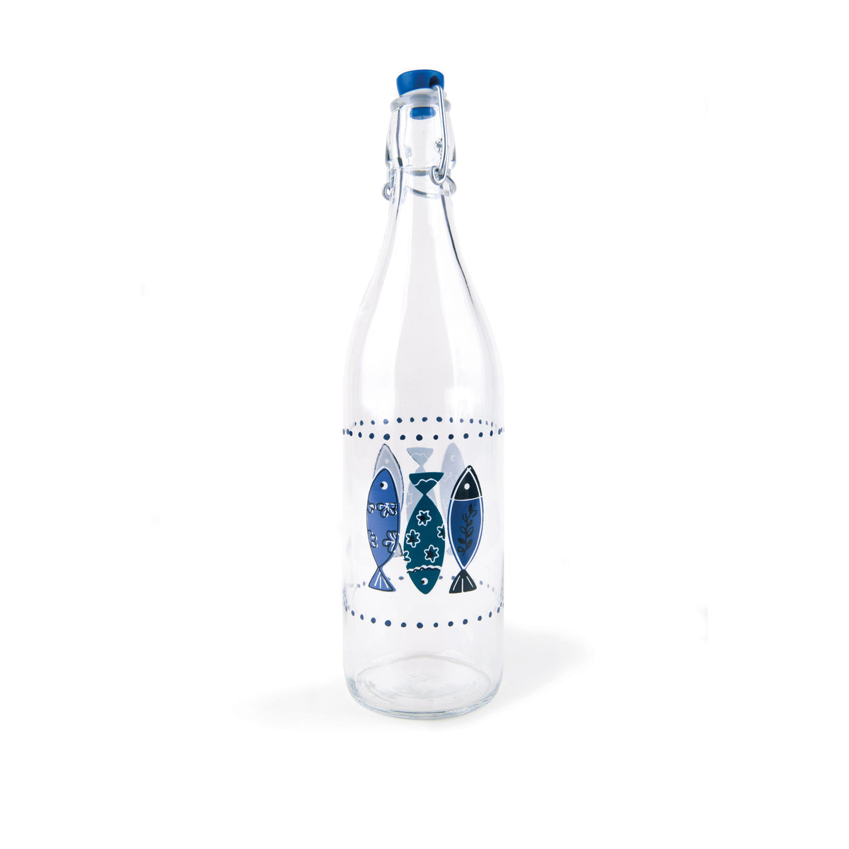Ocean Glass Bottle 1 Liter - Dishwasher Safe