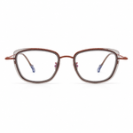 Eyeglasses orange framed