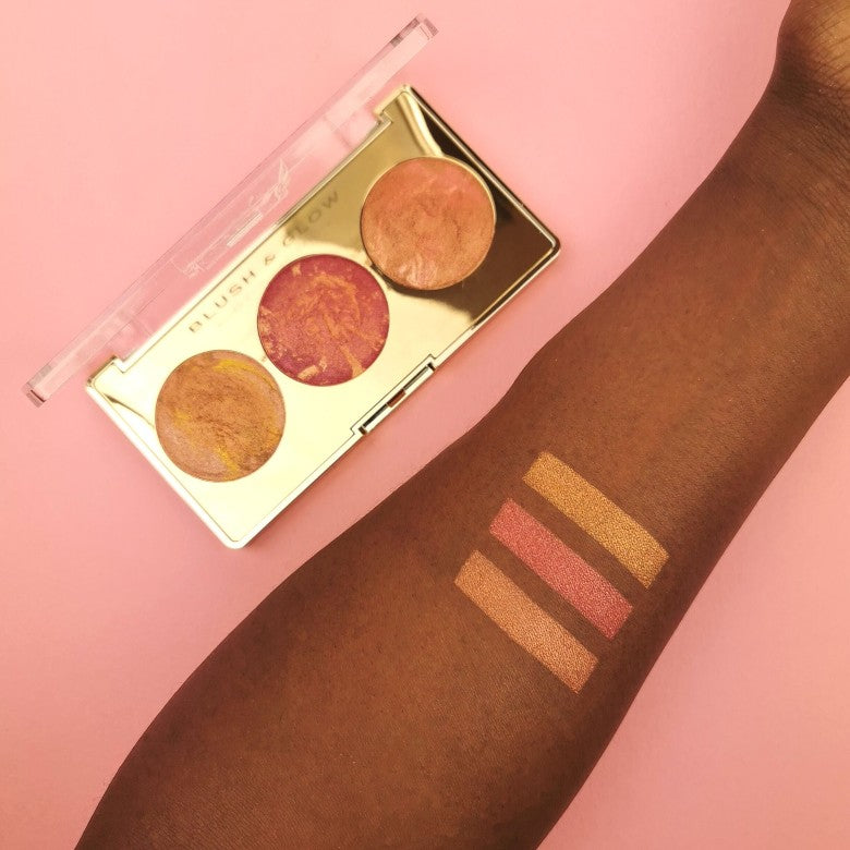 Revolution Pro Blush & Glow Palette-Cranberry Glow