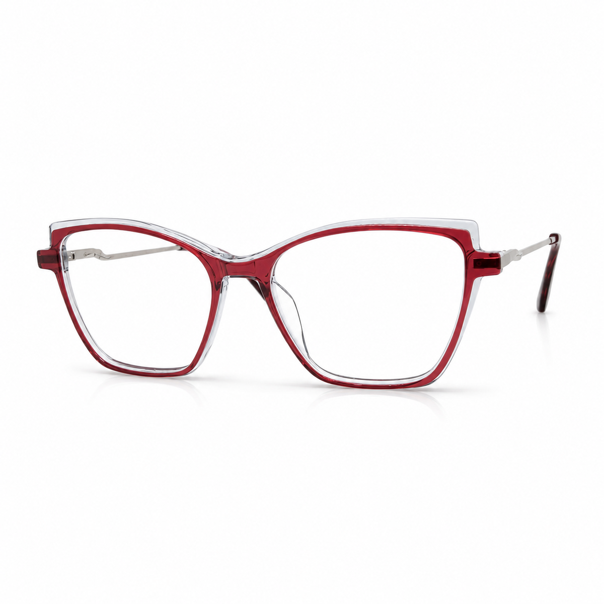 Red cat eye eyeglasses 