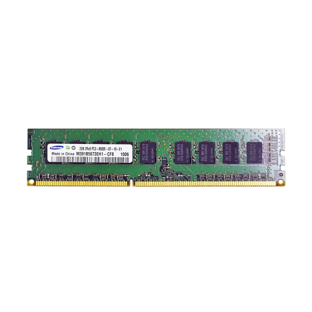 Samsung (M391B5673EH1) 2Gb DDR3 PC3-8500E UDIMM For Desktops - 2Rx8