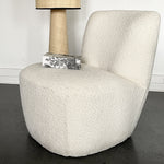 Eve Terry Fabric Relax Armchair Plush Modern Accent Chair