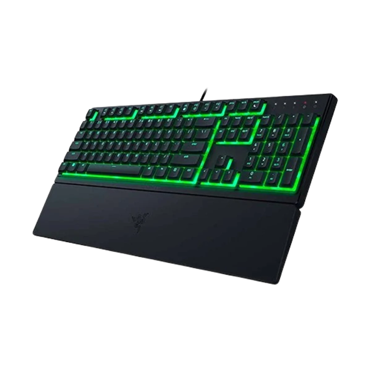 Razer (RZ03-04470100-R3M1) Ornata V3 X Low Profile Wired Gaming Keyboard - Wrist Rest - Black