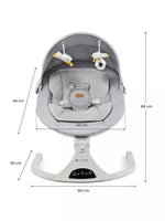 Tulsy: 2-in-1 Electric Rocker & Bouncer - Grey