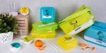 Snoopy Rectangular Food Container - Green