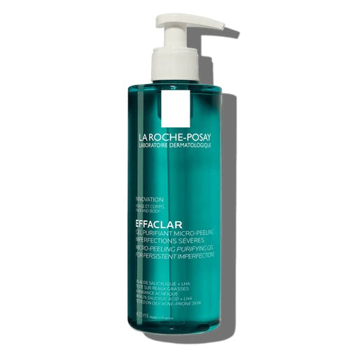 La Roche-Posay Effaclar Micro-Peeling Purifying Gel | Purifying Facial Cleanser for Oily and Acne-Prone Skin