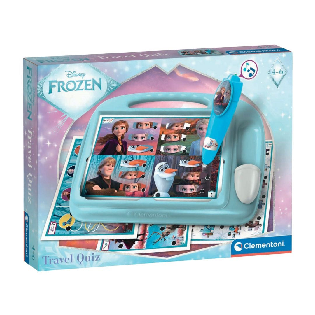 Clementoni Frozen Quizzy Travel Game