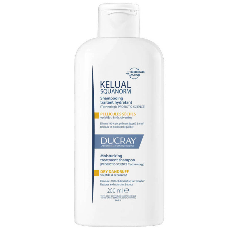 Ducray Kelual Squanorm Moisturizing Treatment Shampoo - Dry Dandruff