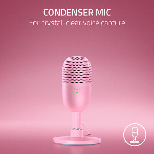 Razer Seiren V3 Mini USB Microphone - Quartz