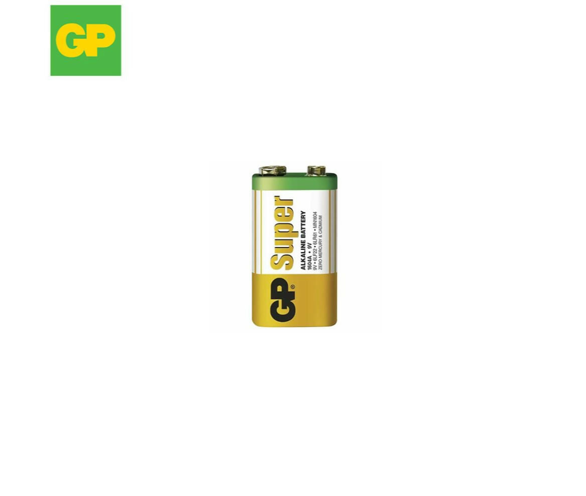 Alkaline Square Battery | PP3 9V | GP