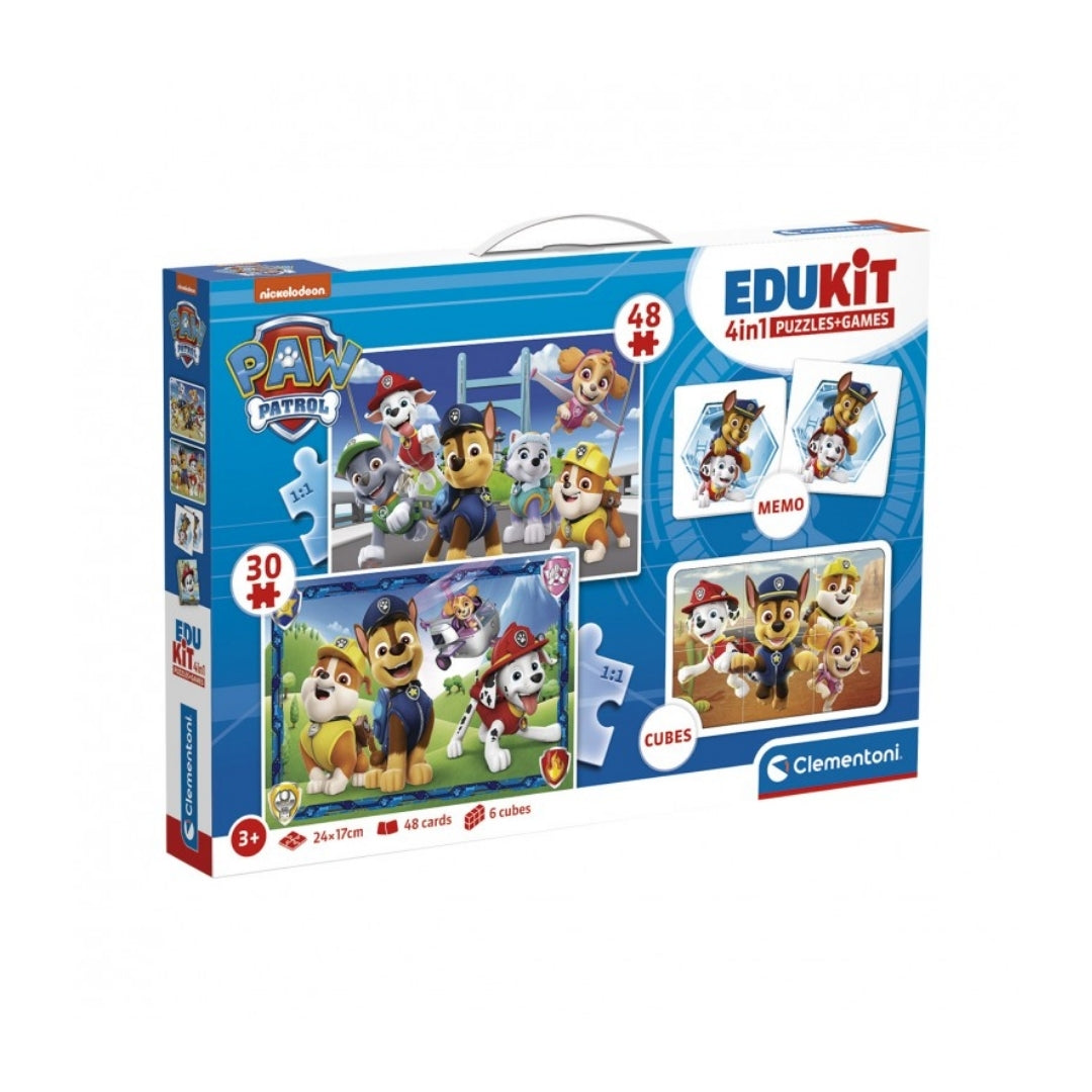 Clementoni Edukit 4-in-1 PAW Patrol Puzzle