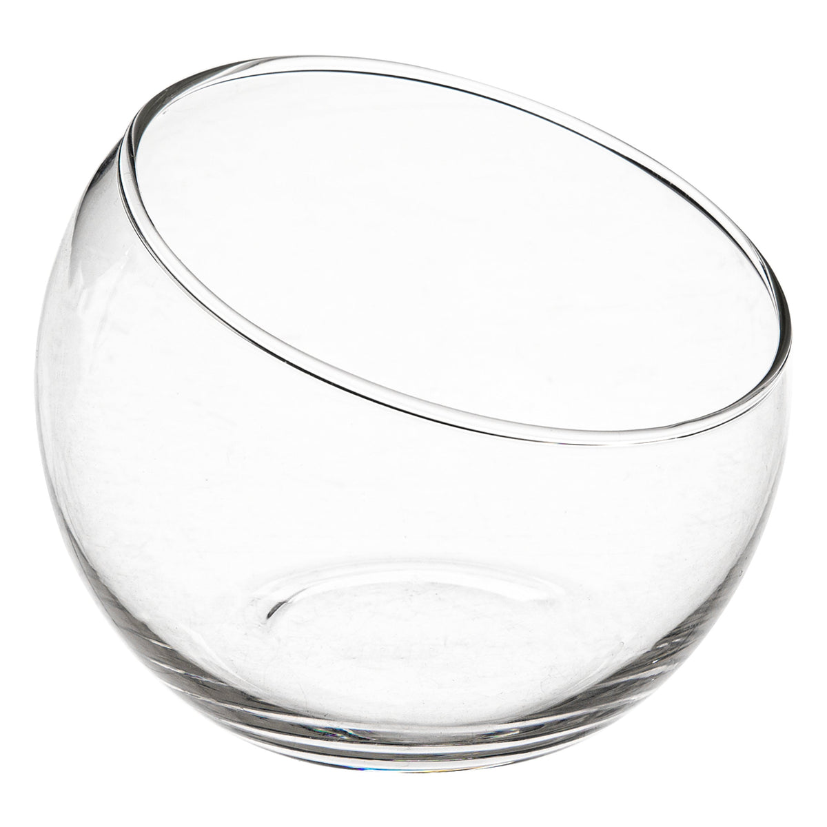 GLASS CUP PALM - Transparent D. 10, H. 8 cm