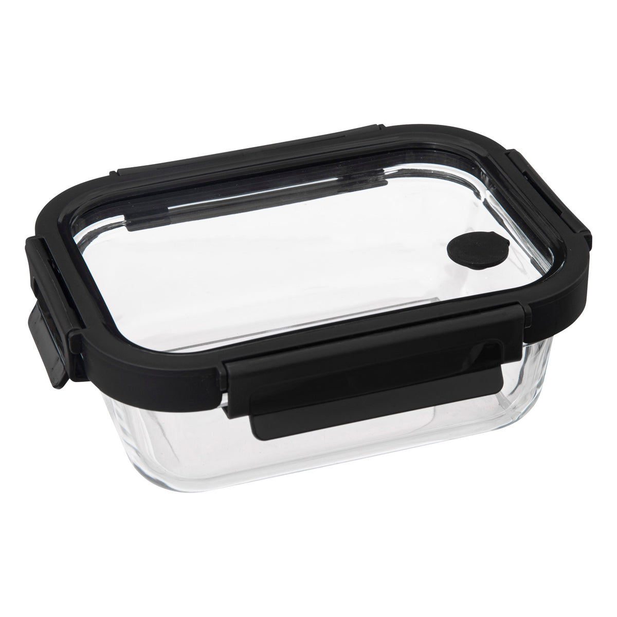 Clipeat Rectangular Glass Container - Borosilicate, Airtight Lid