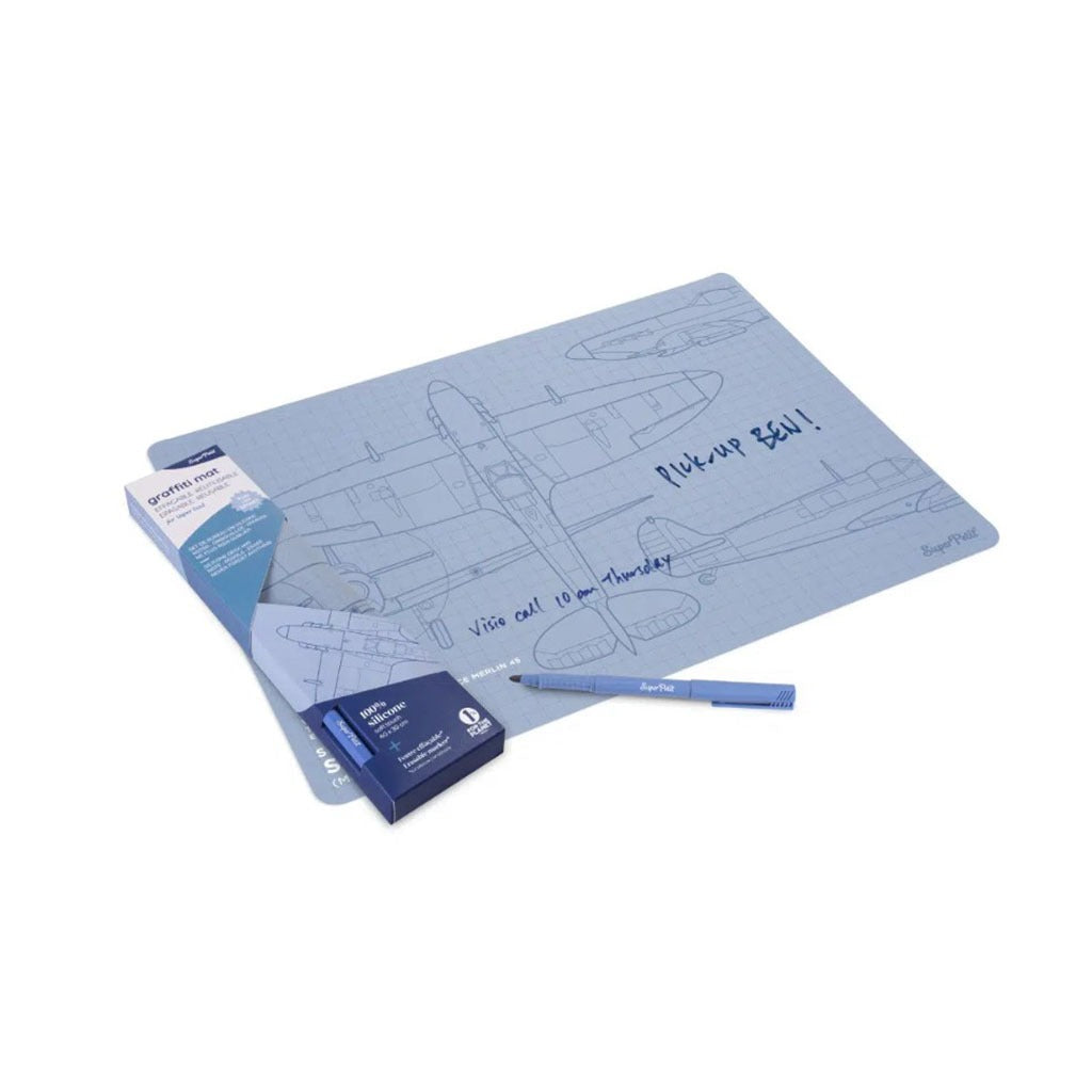 Superpetit Coloring PlaceMat + 5 Erasable Markers - DAD